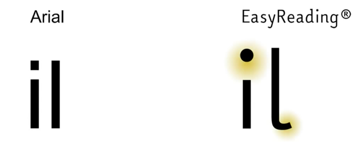 Gute Lesbarkeit: Die Schriftart EasyReading