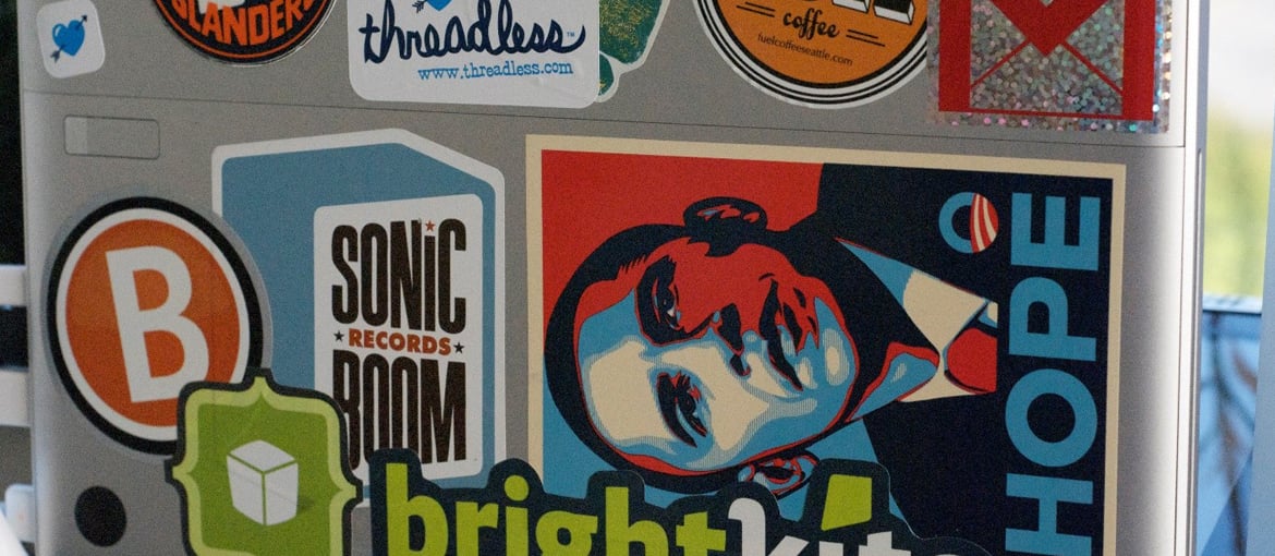 Sticker! Als aus Aufklebern Kunst wurde