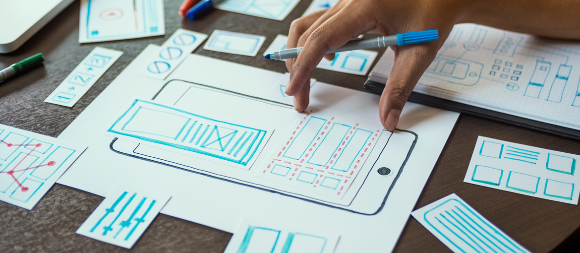 Klares Grafikdesign für den Druck – das Layout