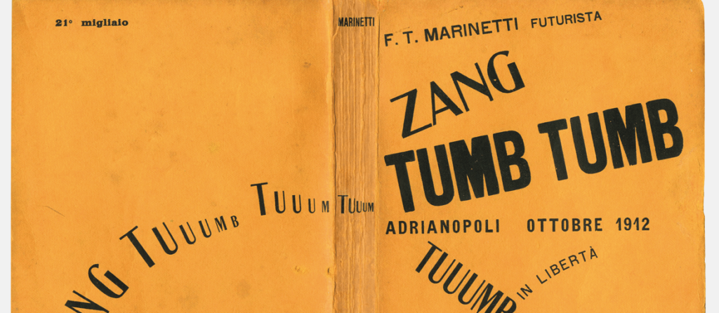Futurismus und Objektbücher: die typografische Revolution